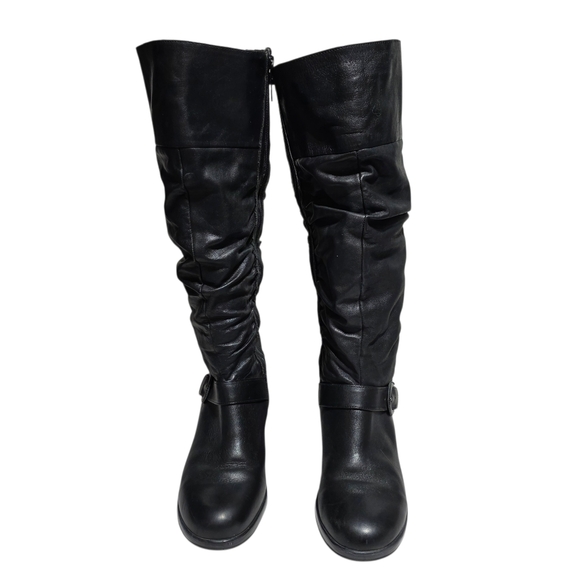 DANSKO BRIELLE BLACK LEATHER KNEE HIGH BOOTS SZ 42 - Picture 4 of 11